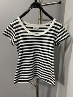 アニエスベagnis.bトップスボーダー白黒Tシャツカットソーレディース