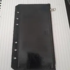 【廃盤】KNOX 黒革 ファスナー付リフィル