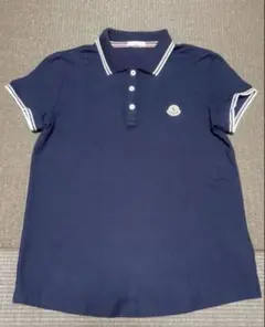 Moncler ネイビー ポロシャツ - メルカリ
