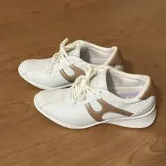 【早朝セール！】ホーキンススポーツ ホワイトスニーカー 24.5cm