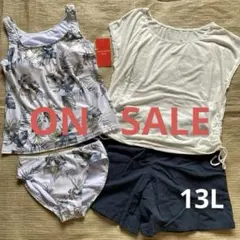 特価sale j-119★新品★13L★4点セット　レディース水着