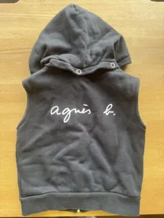 agni's b. フード付きスウェットベストのサムネイル