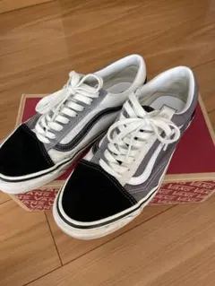 美品】vans OLDSCHOOL style36 オールスエード 白黒 - メルカリ