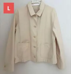 ユニクロ　ジャージーショートジャケット　Lサイズ