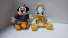 ミニーマウスとドナルドダック ぬいぐるみセット