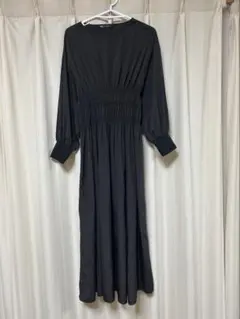 ZARA ブラック ロングワンピース　XS