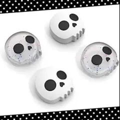 スカルデザイン ジョイスティックキャップ 4個セット