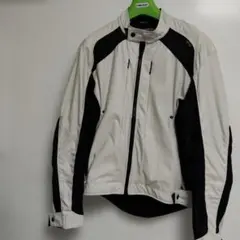 CORDURA ライディングジャケット ホワイト ブラックのサムネイル