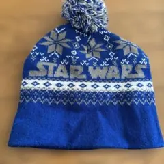 STAR WARS ニット帽 青 ベビー　1-2歳
