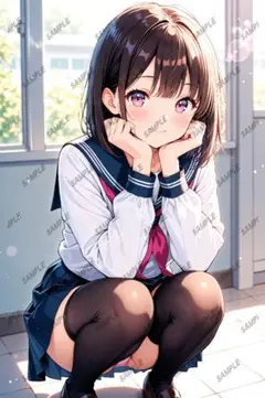 G23　オリジナルAIイラスト　高画質　光沢写真用紙　A4ポスター