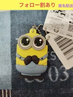 【新品】ミニオンズフィーバー　モアプラスボールチェーン付き　3Dラバーマスコット