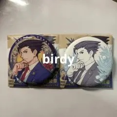 逆転裁判　海外限定　中国限定　ポップアップストア　缶バッジ2点セット　成歩堂龍一