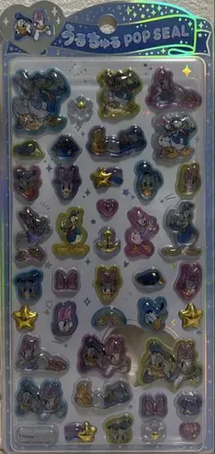 残１ うるちゅるポップシール ドナルド デイジー ディズニー