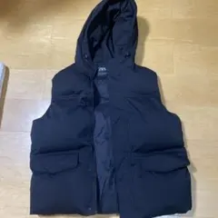 ZARA ザラ ダウンベスト ブラック