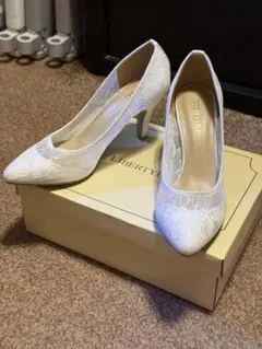 LIBERTYDOLL レースパンプス ホワイト 55-5314 Sサイズ