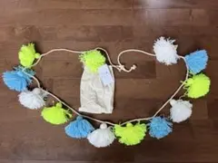 Meri Meri メリメリ ウールタッセルガーランド　ブルー