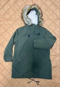 ファー付きモッズコート レディース