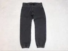 【美品】W32　リーバイス　501　ブラックデニム　ジョガーパンツ