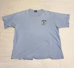 激レア】80'SステューシーSTUSSYサーフマンタグ スカル総柄シャツ