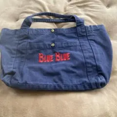 ★BLUE BLUE キャンバス トートバッグ ネイビーのサムネイル