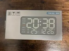 デジタル壁掛け時計　ブラックシェル