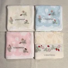 ウェッジウッド いちごの刺繍 ハンカチ 4枚セットのサムネイル