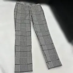 美品Theoryセオリー　ハウンドトゥースグレンチェックパンツ00千鳥格子Sのサムネイル