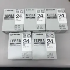 キングジム テプラ 24mm 白　5個セットのサムネイル
