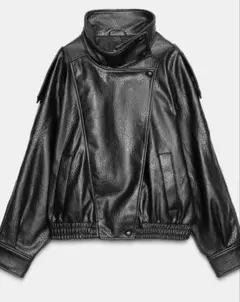 フェイクレザージャケット　XS