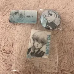 ブルーロック 氷織羊 ブルロ展 缶バッチ ネームバッチ フォンタブ