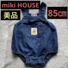 ミキハウス　デニム　ロンパース　ダルマオール　男の子　女の子