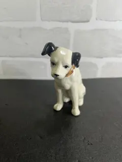 ビクター犬　ニッパー君　陶器製置物 フィギュア　高さ　約10.0㎝　ヴィンテージのサムネイル