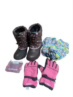 メルカリ市限定価格【IGNIO】イグニオ　スキーブーツ24cm 手袋 4点セット