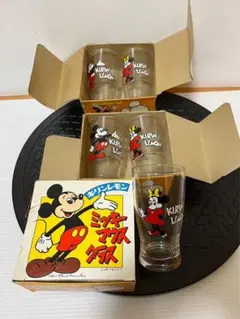 ミッキーマウス グラス5個セット 未使用品