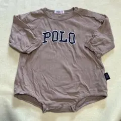 Polo ブラウンロンパース 80