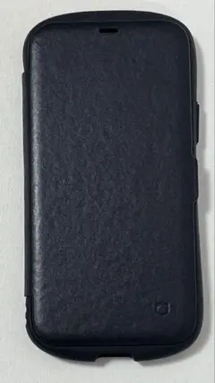 iFace iPhone12/12Proケース手帳型 クリアケース (ブラック)