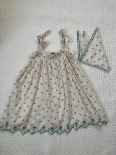 Bonjour diary 花柄ノースリーブワンピース 6Y