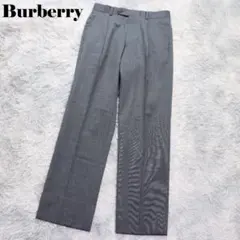 バーバリーロンドン✨ウールスラックス　グレー　モヘア混　BURBERRY