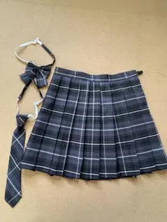 制服スカート リボン&ネクタイ 3点セット