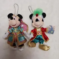 ディズニーシー２１周年 ぬいぐるみバッジ ミキミニセット