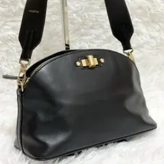 ORSETTO オルセット レザー ワンショルダーバッグ ブラック ゴールド金具のサムネイル