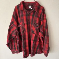 OshKosh 80s ネルシャツ 長袖 レッド チェック柄のサムネイル