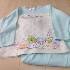 すみっコぐらし フリースパジャマ 水色