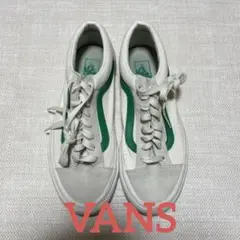 [中古]26.5cm VANS バンズ OLDSKOOL STYLE36 白緑