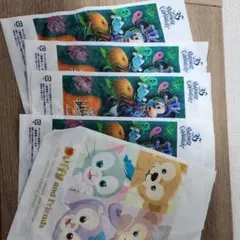 35周年記念 ダッフィーとミッキー チケット5枚セット