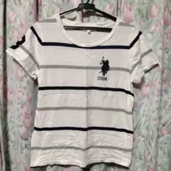 U.S. POLO ASSN. ボーダー Tシャツ 半袖 Mサイズ