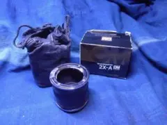 状態の良いOLYMPUS テレコンバーター 2X-A／OM 取説、元箱、ポーチ付