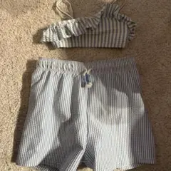 H&M ベビー水着 フリル付き 98/104