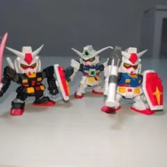 ガシャポン戦士NEXT　ガンダム系フィギュア 3体セット
