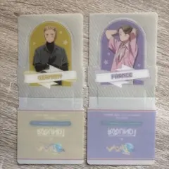 ラウンドワンコラボ　ドイツ・フランス　立体コースター